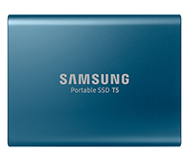 三星（SAMSUNG）T5 USB 3.1 Gen 2 移動(dòng)固態(tài)硬盤(pán) 珊瑚藍(lán)