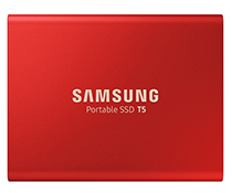 三星（SAMSUNG）T5 USB 3.1 Gen 2 移動(dòng)固態(tài)硬盤(pán) 金屬紅